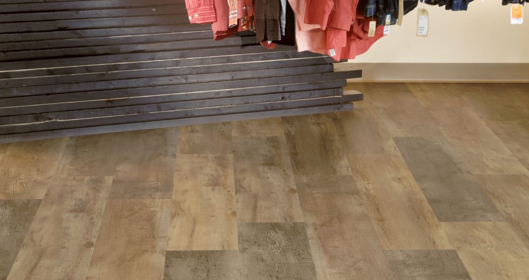 Flooring design trend showing reclaimed wood