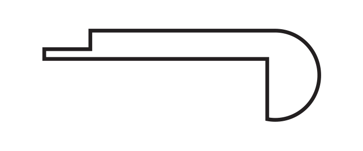 flush stair nose diagram