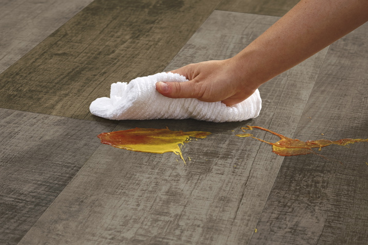 stain resistant luxury vinyl to keep your floor looking spotless