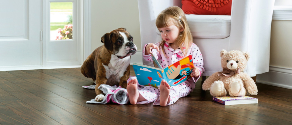 hardwood that stands up to pets and children