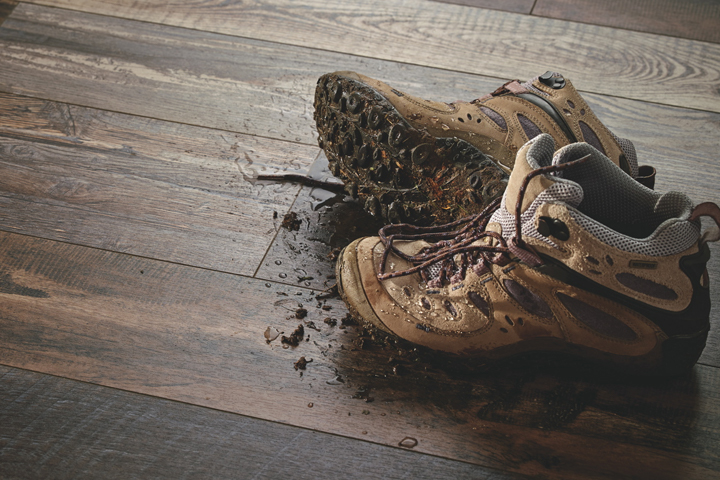 wood look vinyl flooring standing up to high traffic demands