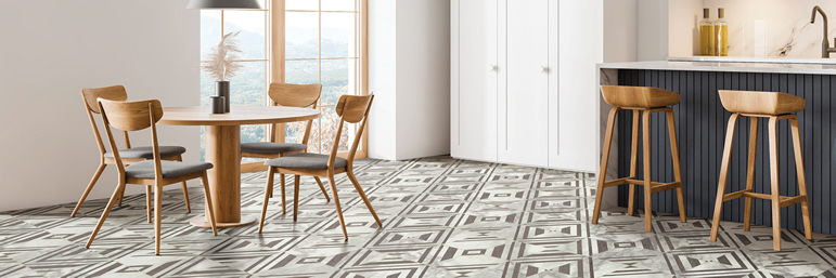 Duality Premium – Manhattan/Gold-Wheat Beige in the kitchen - B6415