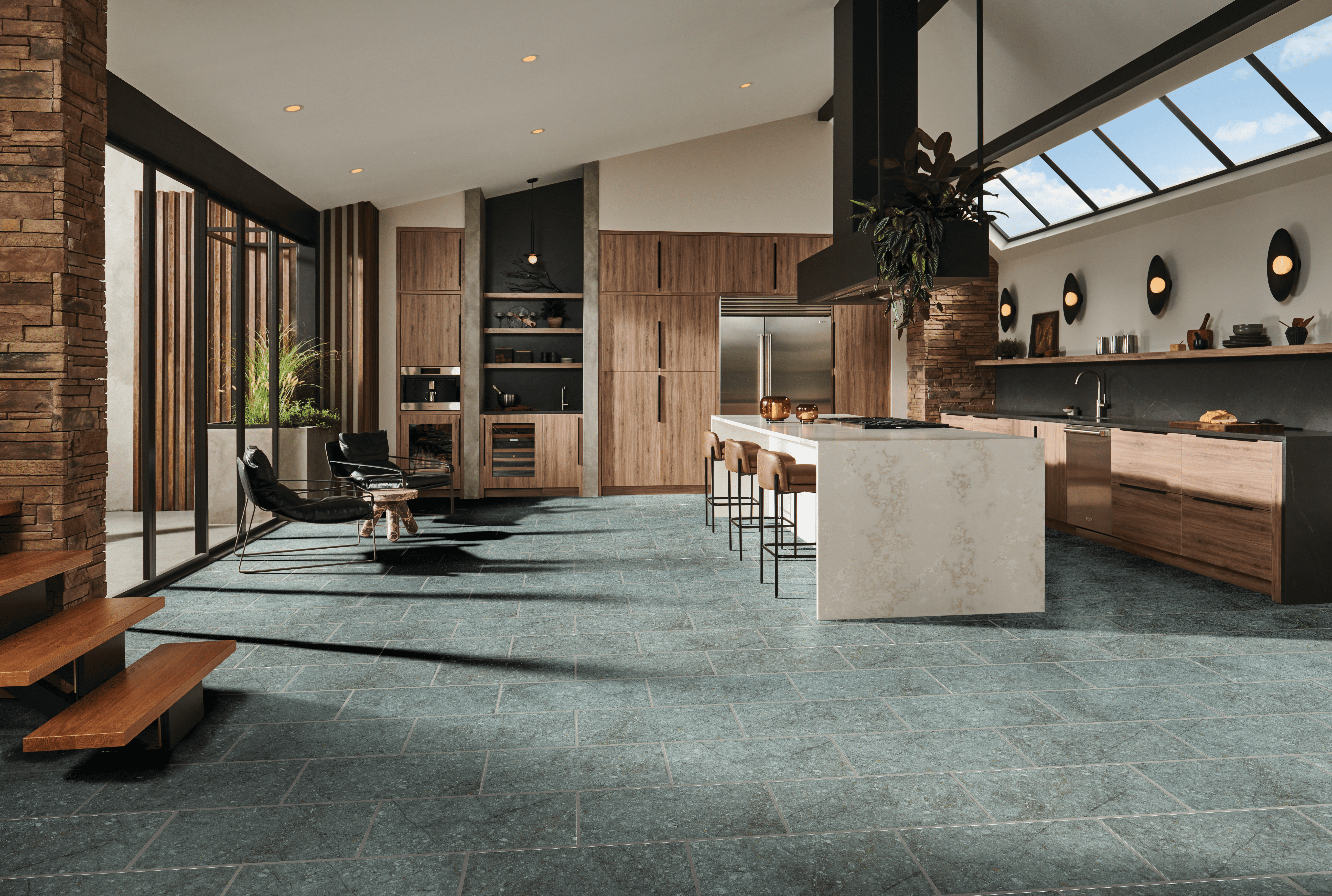 Alterna Talisman Gray Engineered Tile D7373