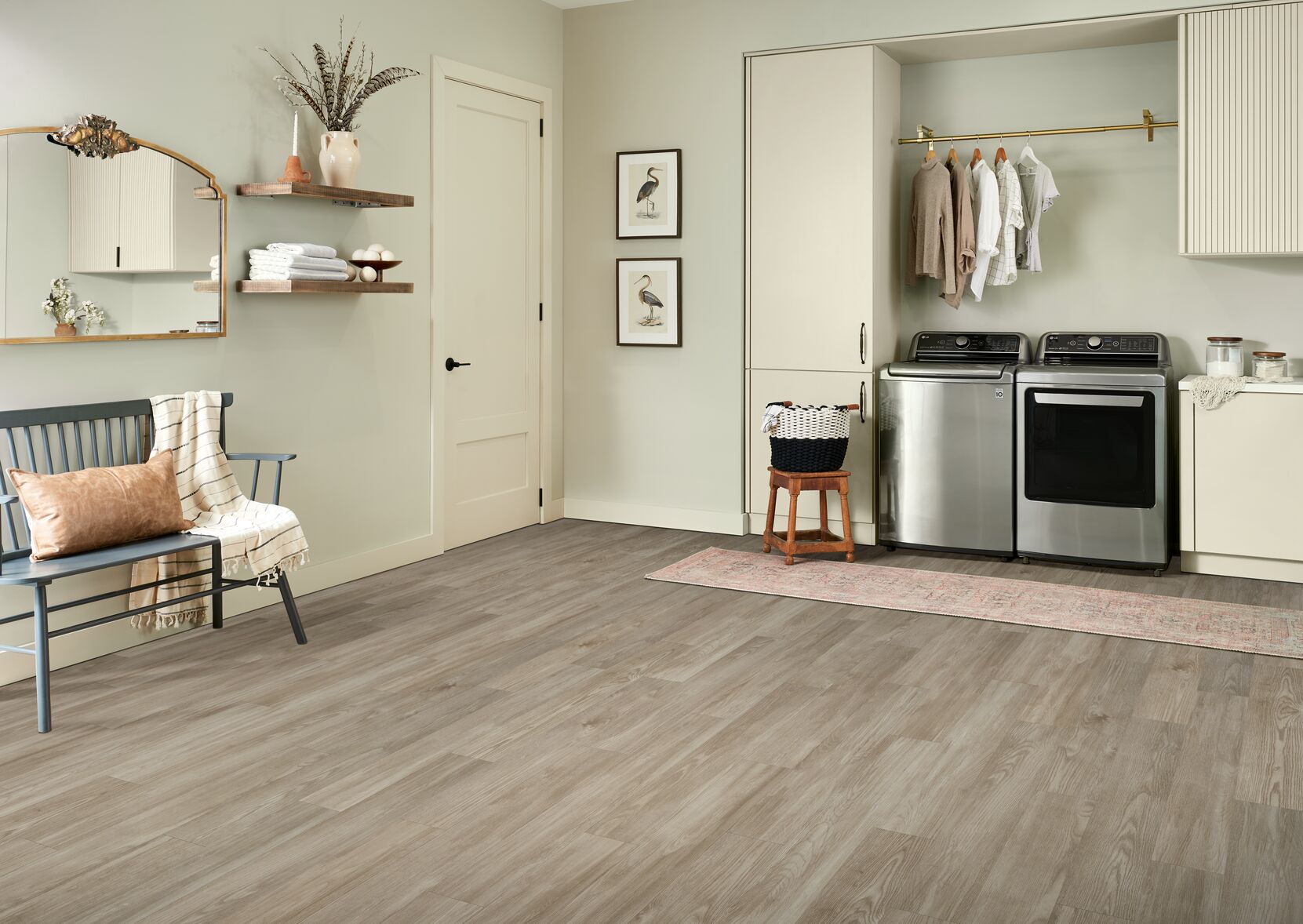 American Personality Pro Antique Beige Luxury Vinyl Tile P1006