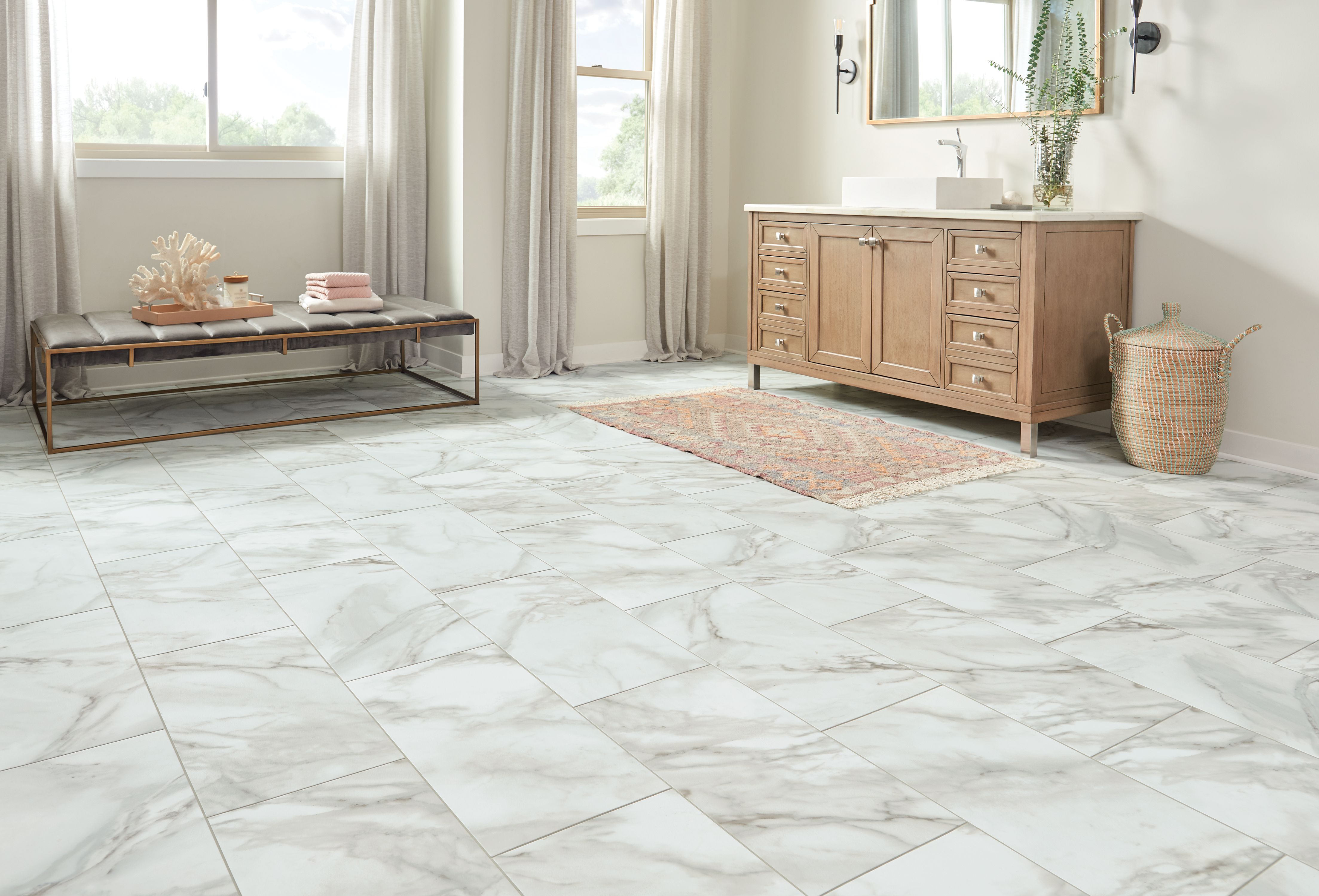 VersaStyle White Veil Engineered Tile 800TA