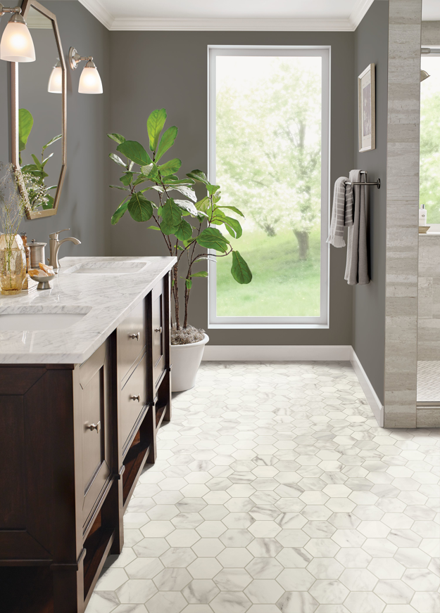 CushionStep Alabaster Vinyl Sheet B3366