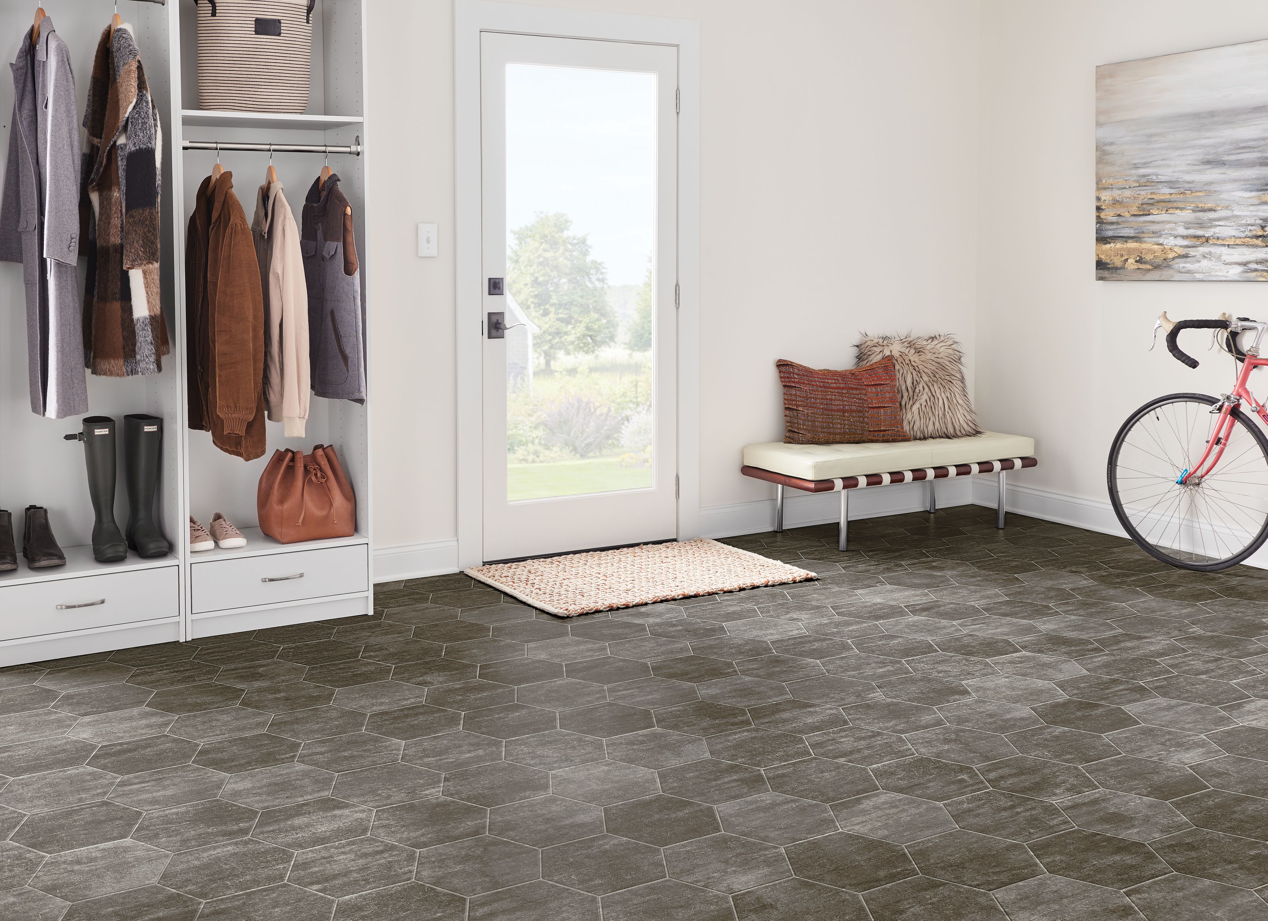 CushionStep Better Mountain Stone Vinyl Sheet B3391