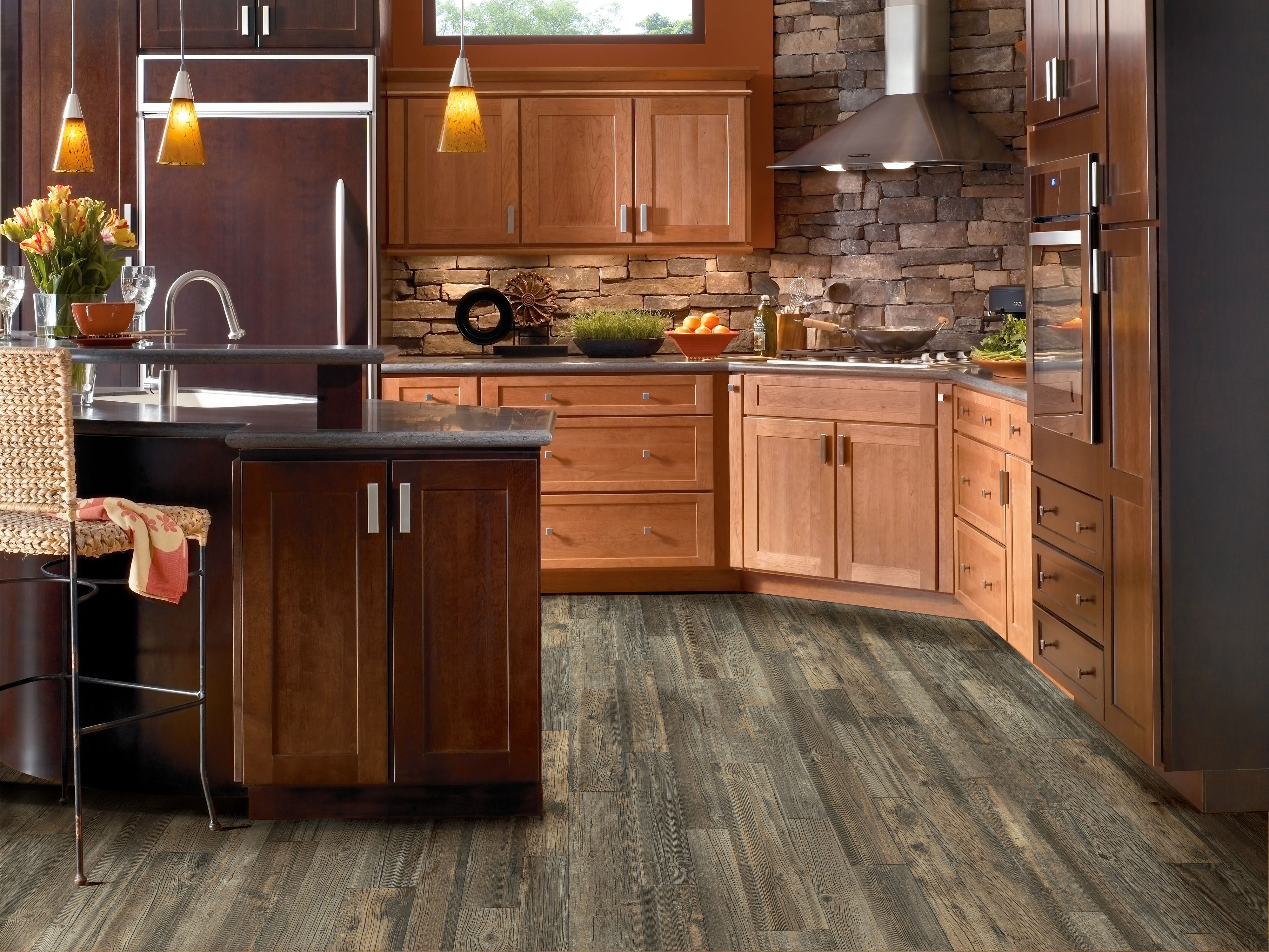 CushionStep Rustic Hearth Vinyl Sheet B3012